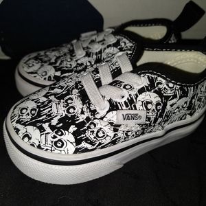 Glow in the dark skulls authentic vans